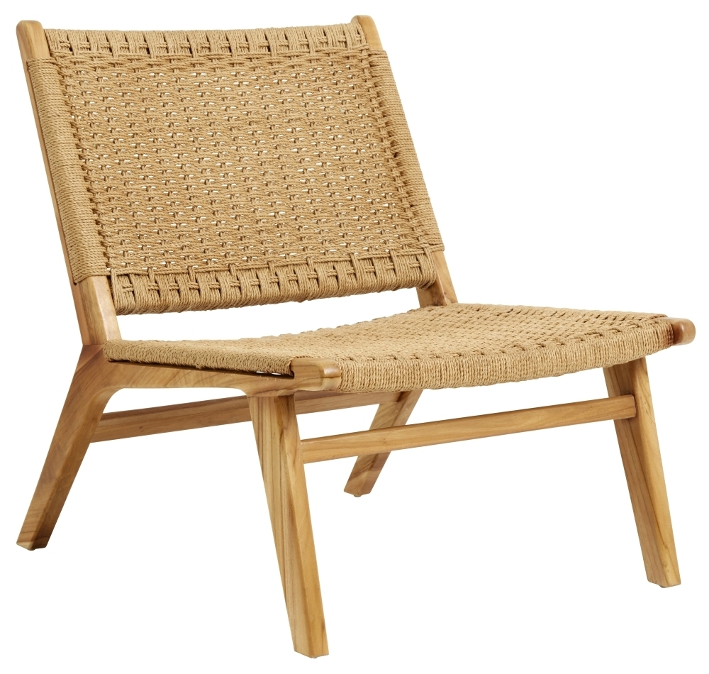 Product photograph of Nordal Club Teak Lounge Chair from Choice Furniture Superstore.